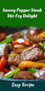 Savory Pepper Steak Stir Fry Delight