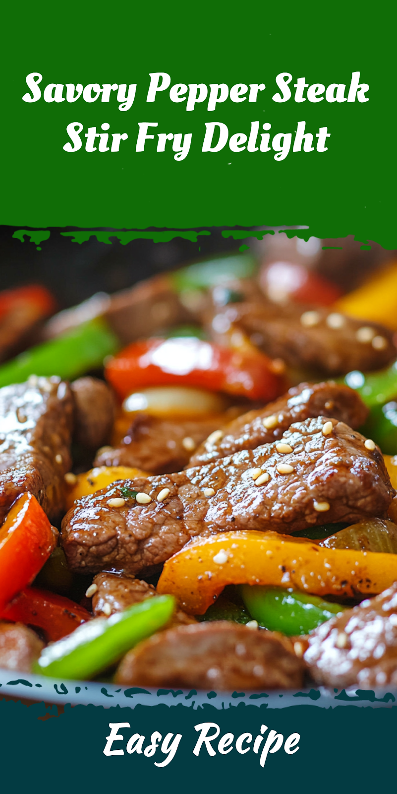 Savory Pepper Steak Stir Fry Delight