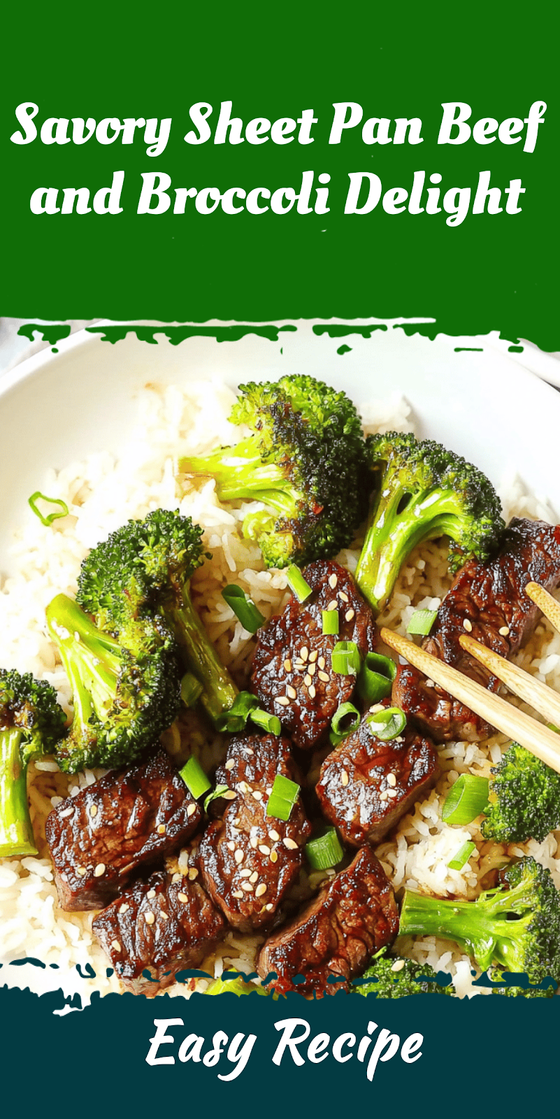 Savory Sheet Pan Beef and Broccoli Delight