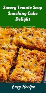 Savory Tomato Soup Snacking Cake Delight