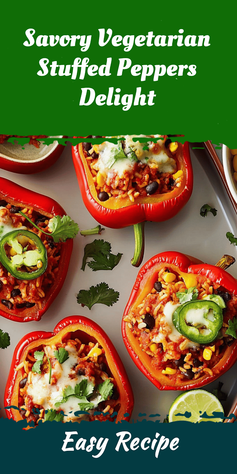 Savory Vegetarian Stuffed Peppers Delight