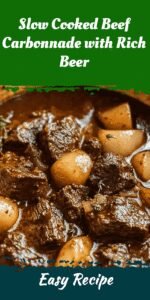 Slow Cooked Beef Carbonnade with Rich Beer