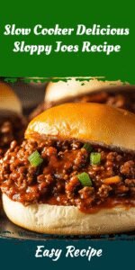 Slow Cooker Delicious Sloppy Joes Recipe