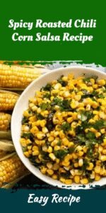 Spicy Roasted Chili Corn Salsa Recipe