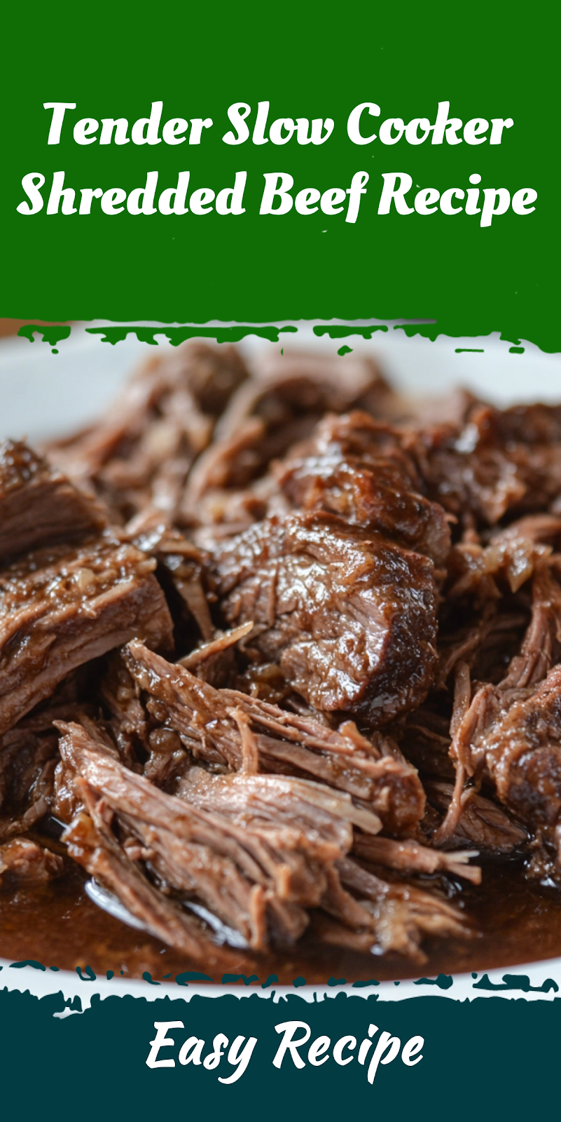Tender Slow Cooker Shredded Beef Recipe