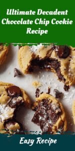 Ultimate Decadent Chocolate Chip Cookie Recipe