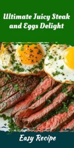 Ultimate Juicy Steak and Eggs Delight