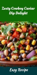 Zesty Cowboy Caviar Dip Delight