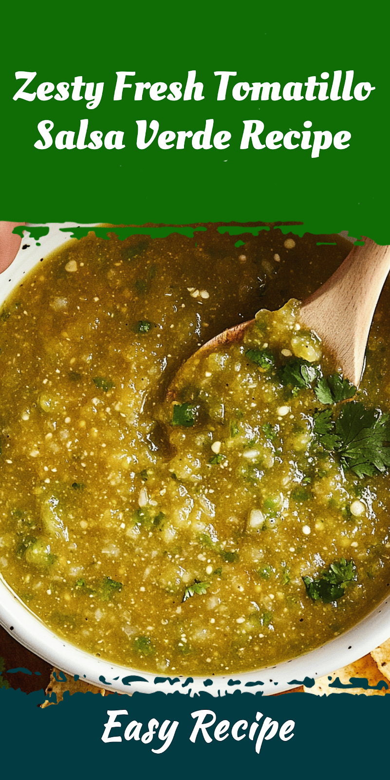 Zesty Fresh Tomatillo Salsa Verde Recipe