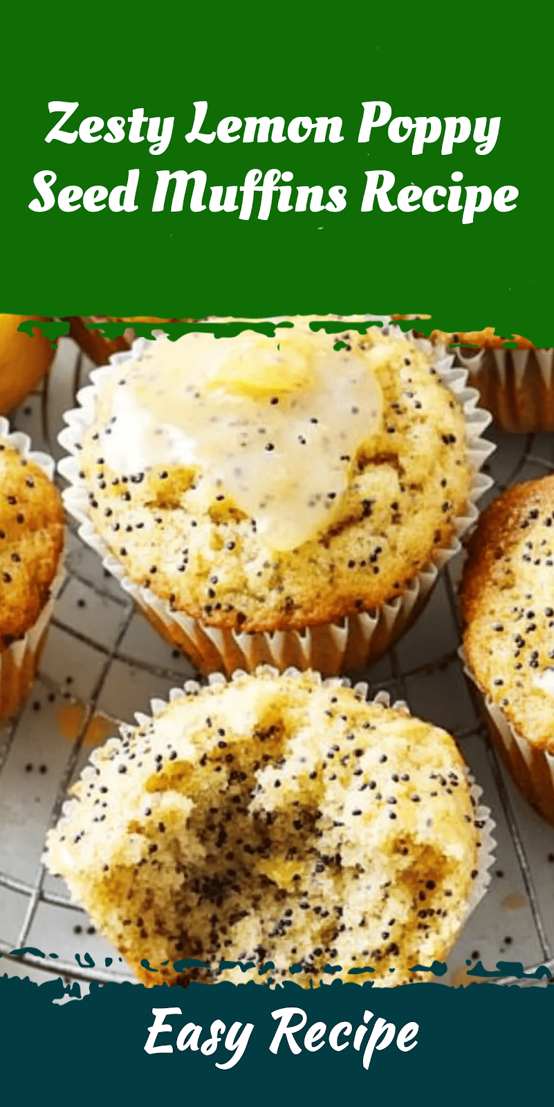 Zesty Lemon Poppy Seed Muffins Recipe