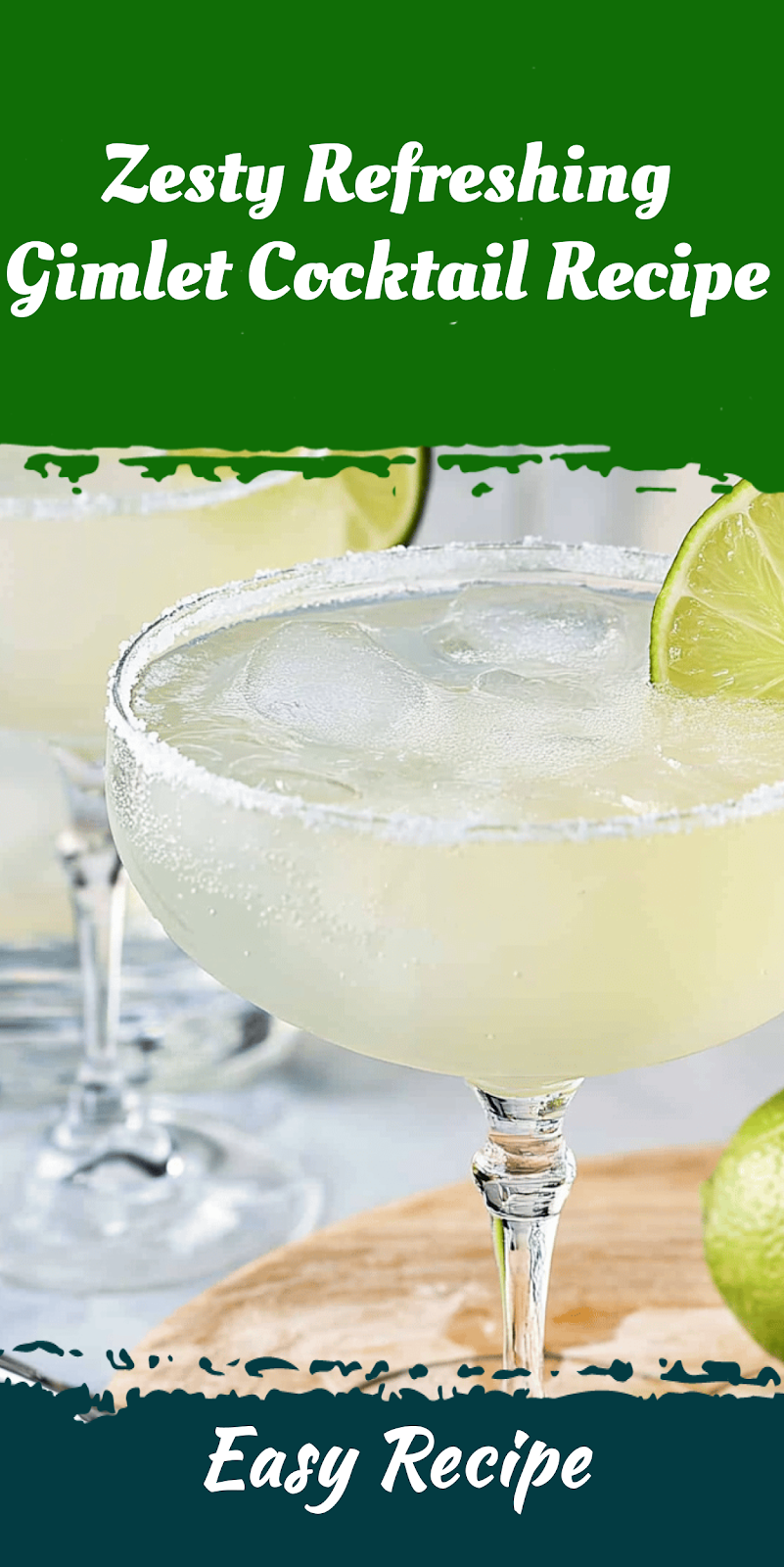 Zesty Refreshing Gimlet Cocktail Recipe