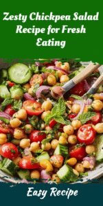 Zesty Chickpea Salad Recipe for Fresh Eating