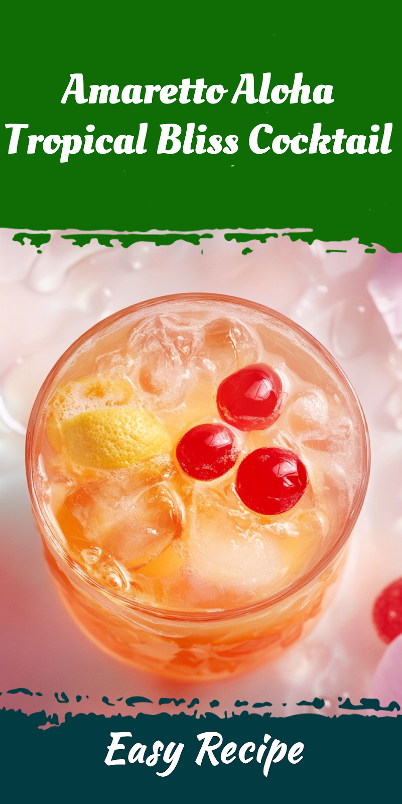 Amaretto Aloha Tropical Bliss Cocktail