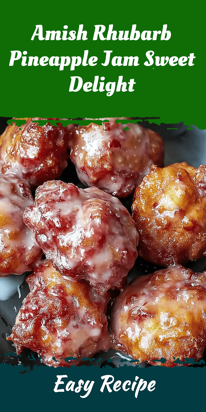 Amish Rhubarb Pineapple Jam Sweet Delight