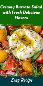 Creamy Burrata Salad with Fresh Delicious Flavors