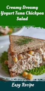 Creamy Dreamy Yogurt Tuna Chickpea Salad