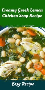 Creamy Greek Lemon Chicken Soup Recipe