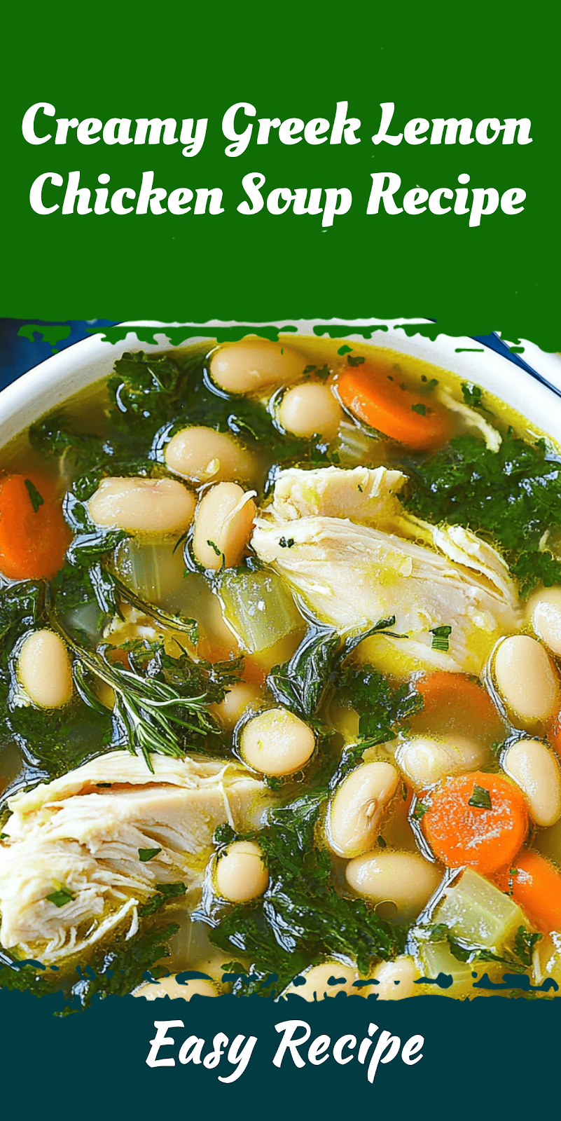 Creamy Greek Lemon Chicken Soup Recipe