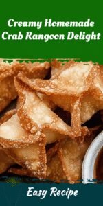 Creamy Homemade Crab Rangoon Delight