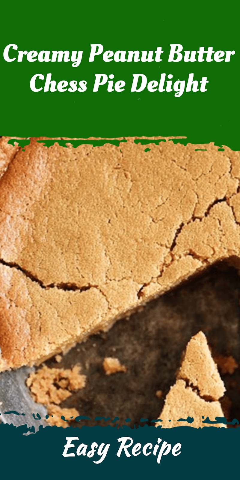 Creamy Peanut Butter Chess Pie Delight