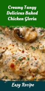 Creamy Tangy Delicious Baked Chicken Gloria