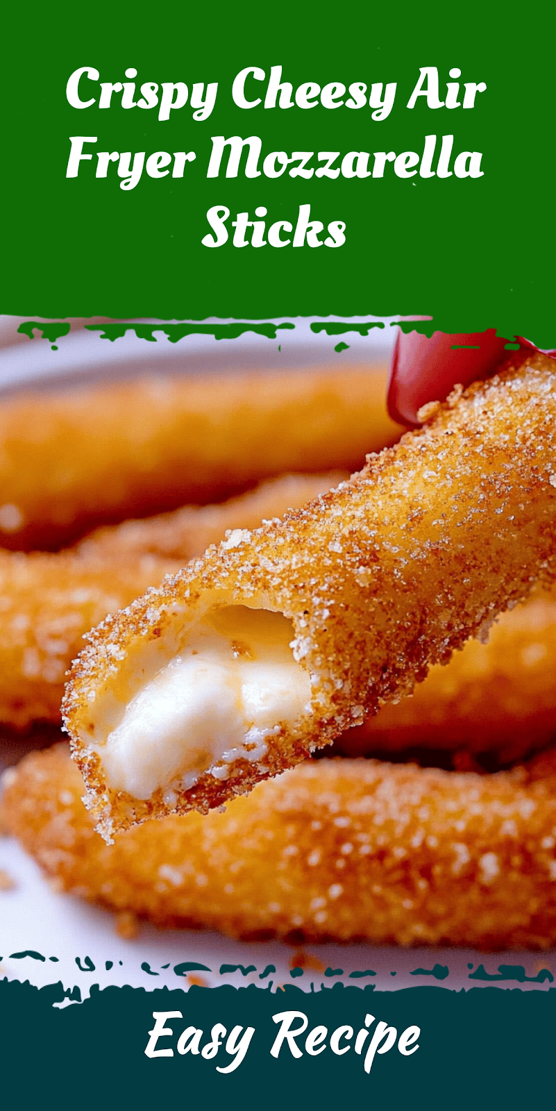 Crispy Cheesy Air Fryer Mozzarella Sticks