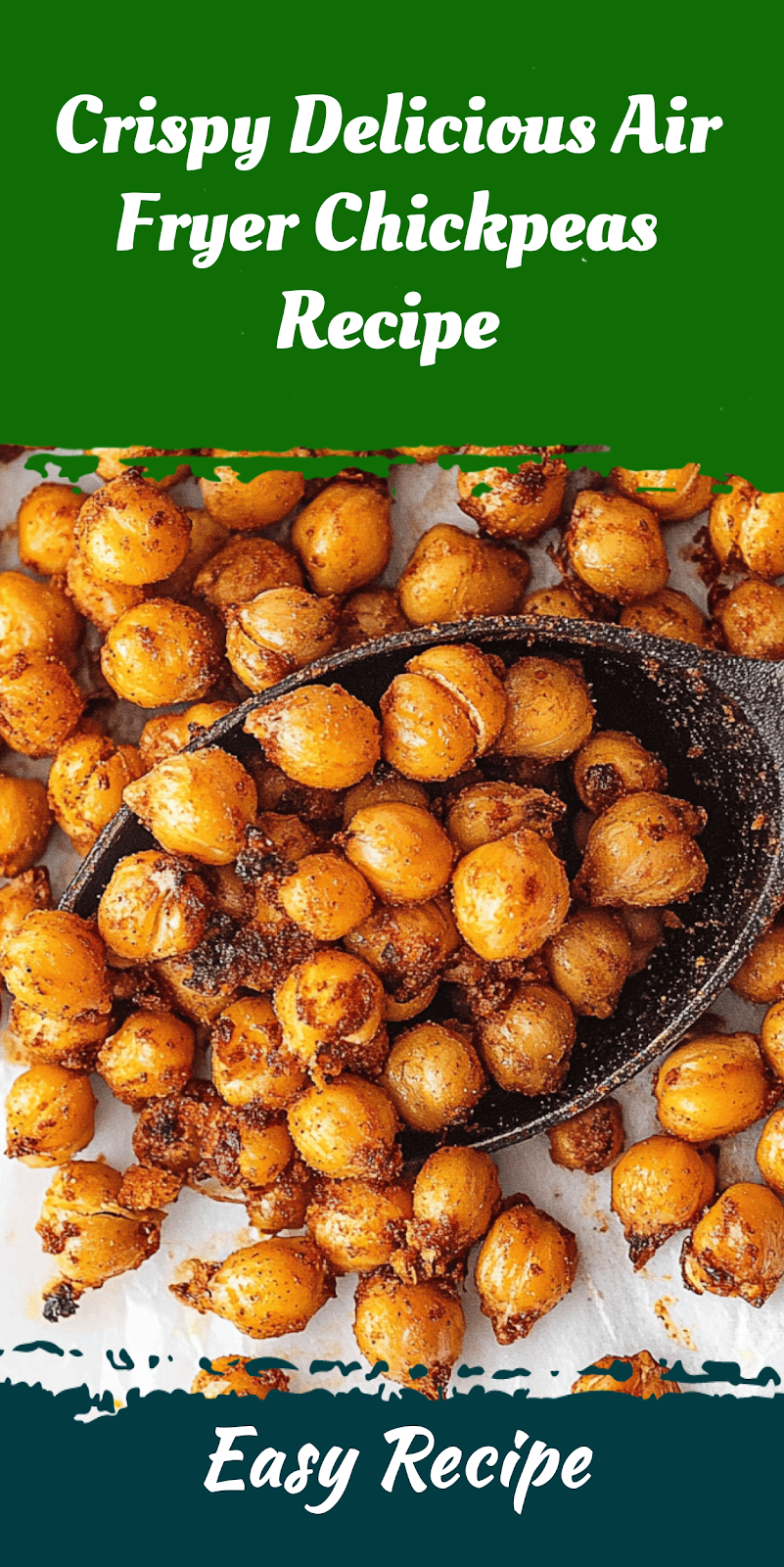Crispy Delicious Air Fryer Chickpeas Recipe