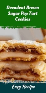 Decadent Brown Sugar Pop Tart Cookies