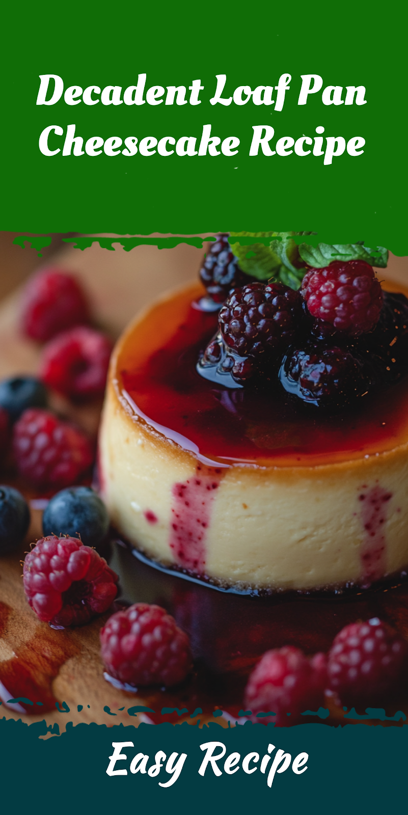 Decadent Loaf Pan Cheesecake Recipe