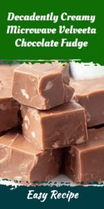 Decadently Creamy Microwave Velveeta Chocolate Fudge
