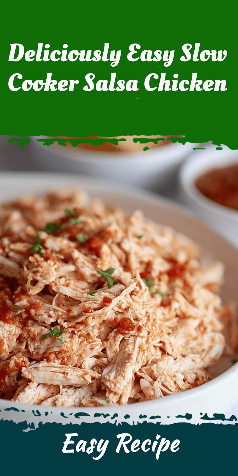 Deliciously Easy Slow Cooker Salsa Chicken