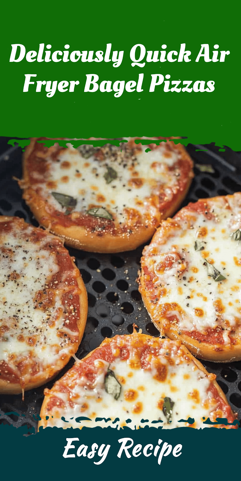 Deliciously Quick Air Fryer Bagel Pizzas