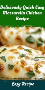 Deliciously Quick Easy Mozzarella Chicken Recipe