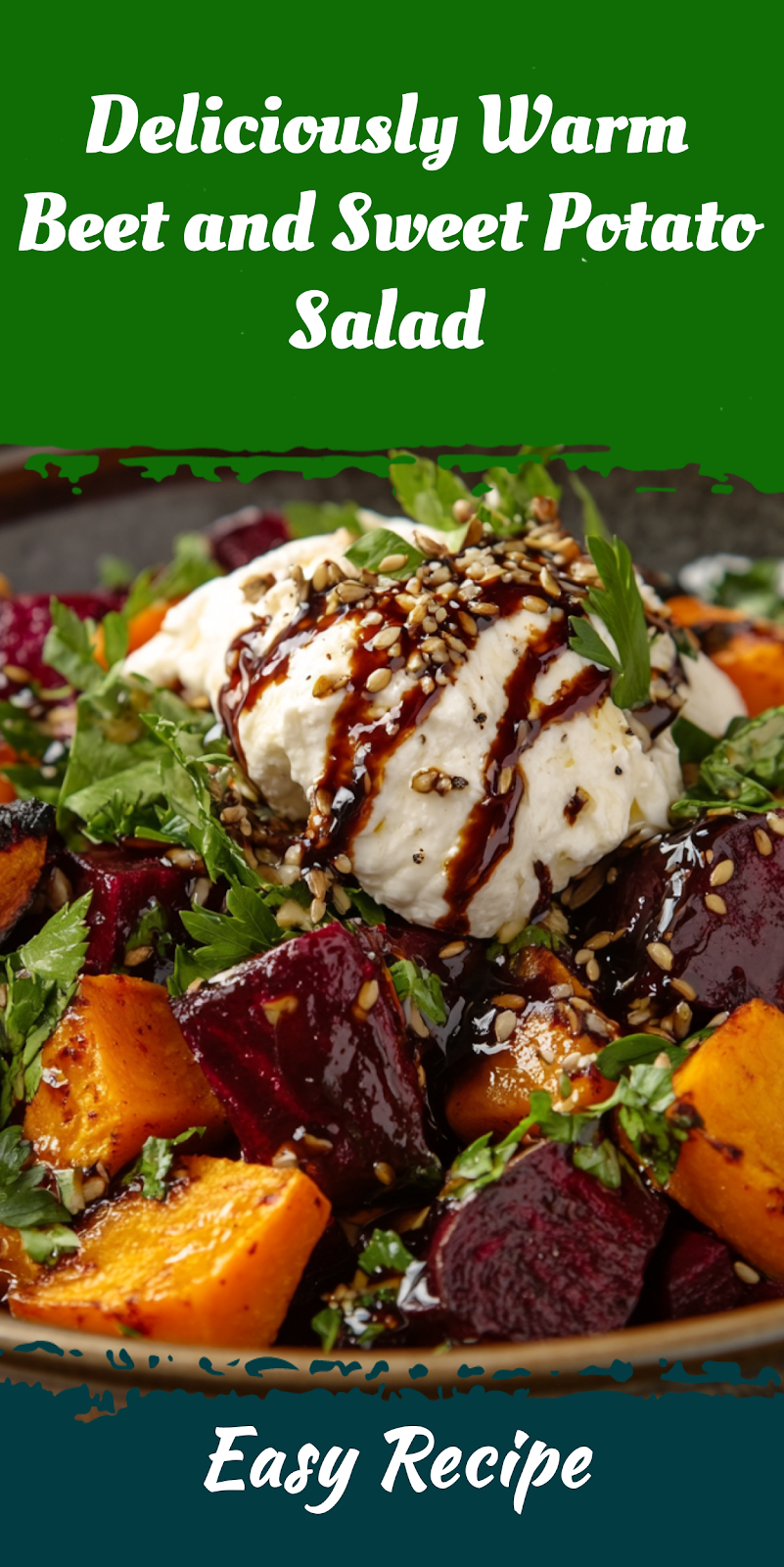 Deliciously Warm Beet and Sweet Potato Salad