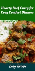 Hearty Beef Curry for Cozy Comfort Dinners