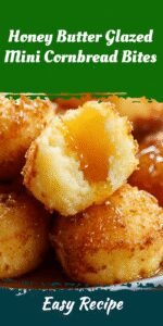Honey Butter Glazed Mini Cornbread Bites