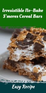 Irresistible No-Bake S'mores Cereal Bars