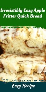 Irresistibly Easy Apple Fritter Quick Bread