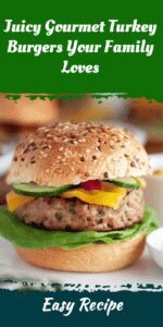 Juicy Gourmet Turkey Burgers Your Family Loves