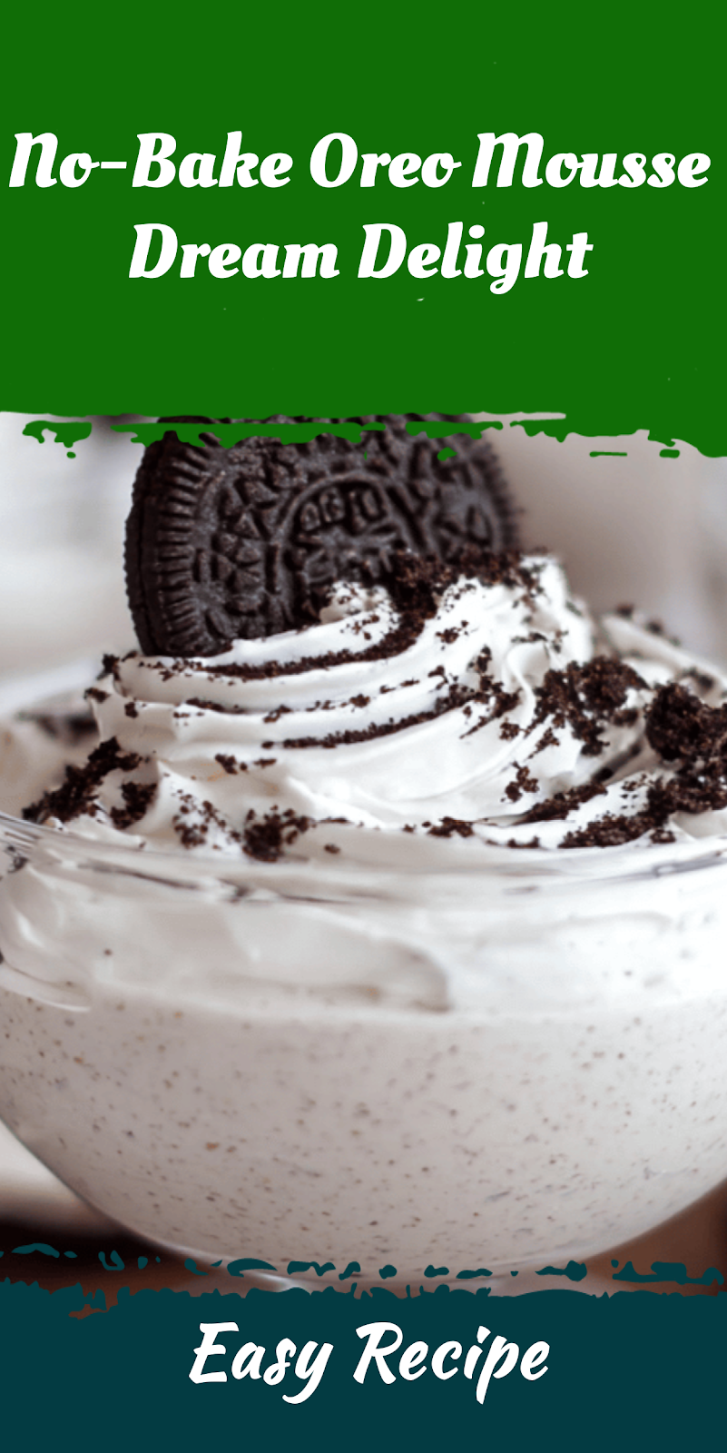 No-Bake Oreo Mousse Dream Delight