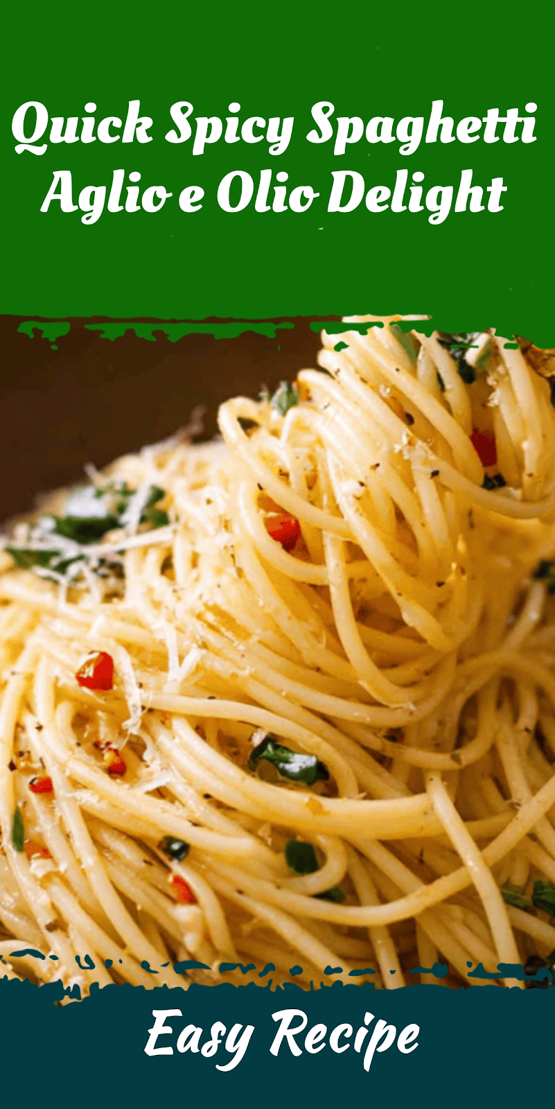 Quick Spicy Spaghetti Aglio e Olio Delight