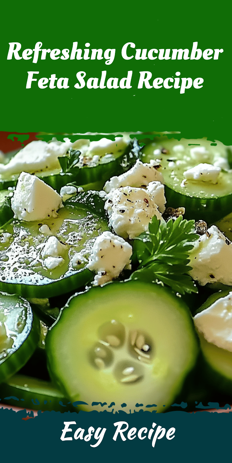 Refreshing Cucumber Feta Salad Recipe