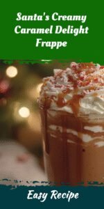 Santa's Creamy Caramel Delight Frappe