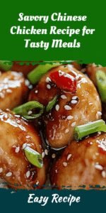 Savory Chinese Chicken Recipe for Tasty Meals