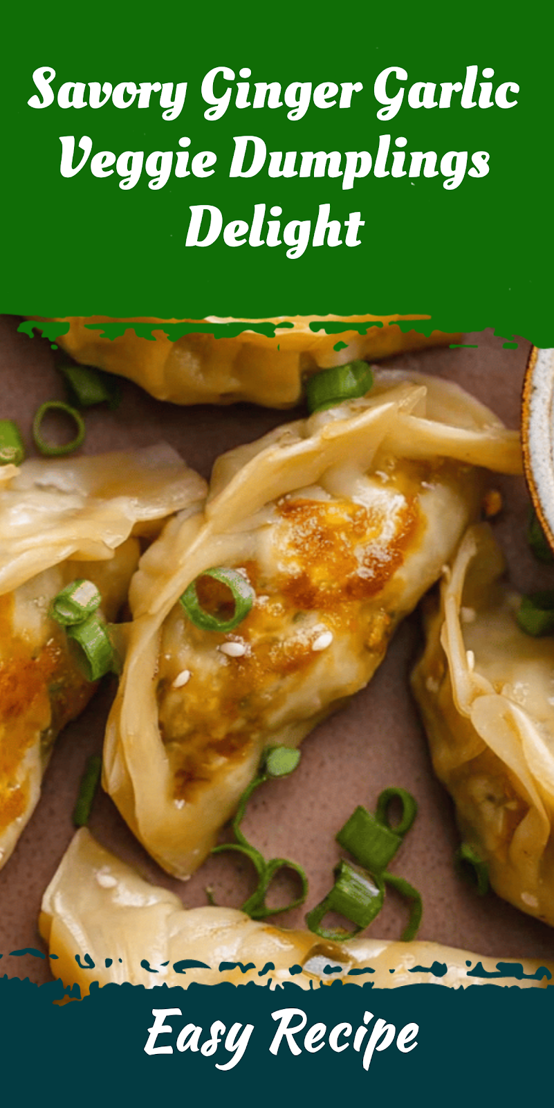 Savory Ginger Garlic Veggie Dumplings Delight