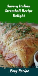 Savory Italian Stromboli Recipe Delight
