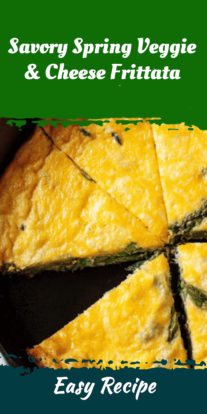 Savory Spring Veggie & Cheese Frittata