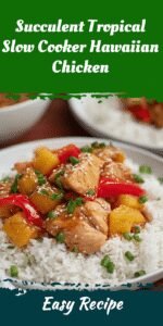 Succulent Tropical Slow Cooker Hawaiian Chicken