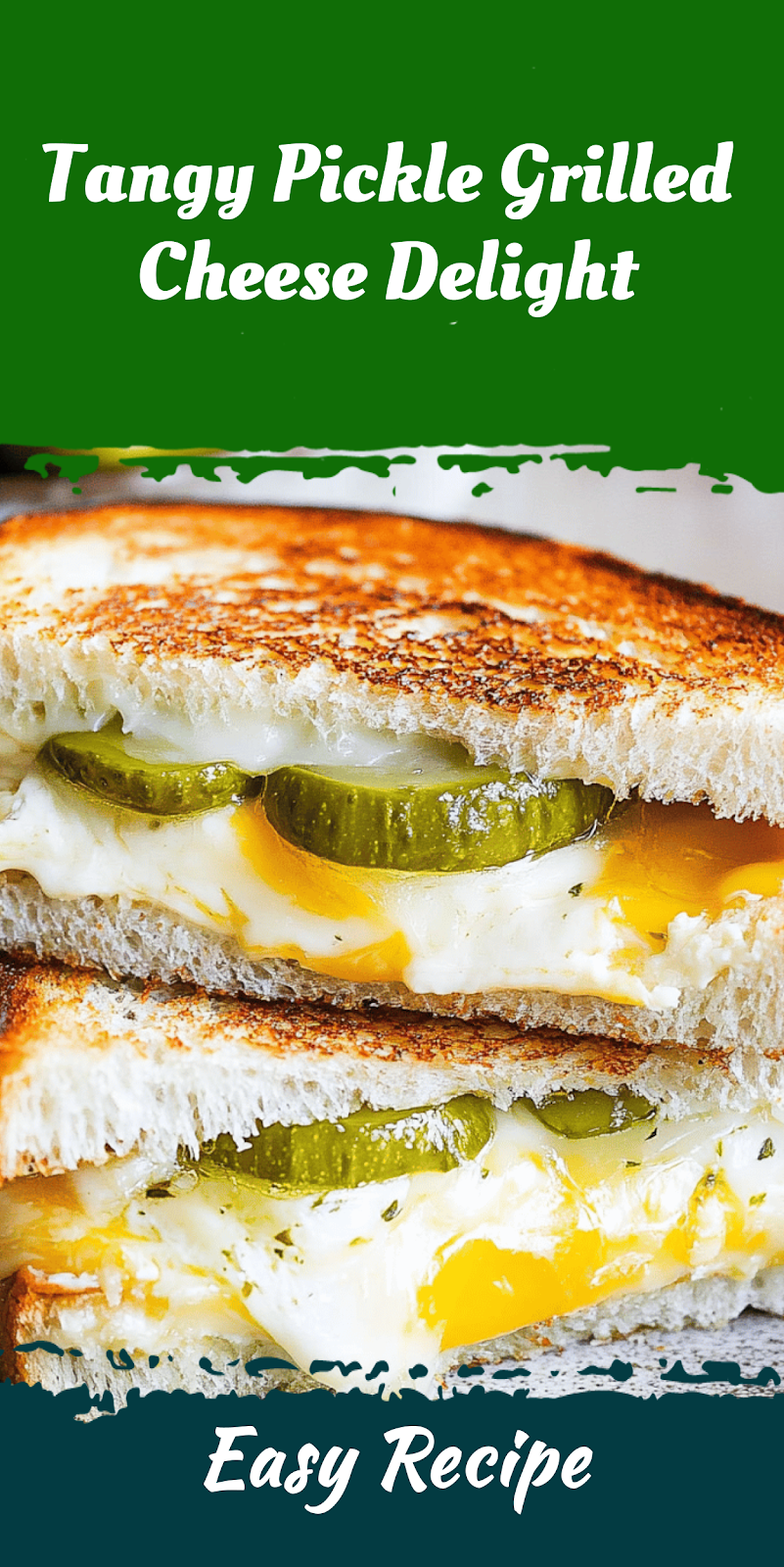 Tangy Pickle Grilled Cheese Delight