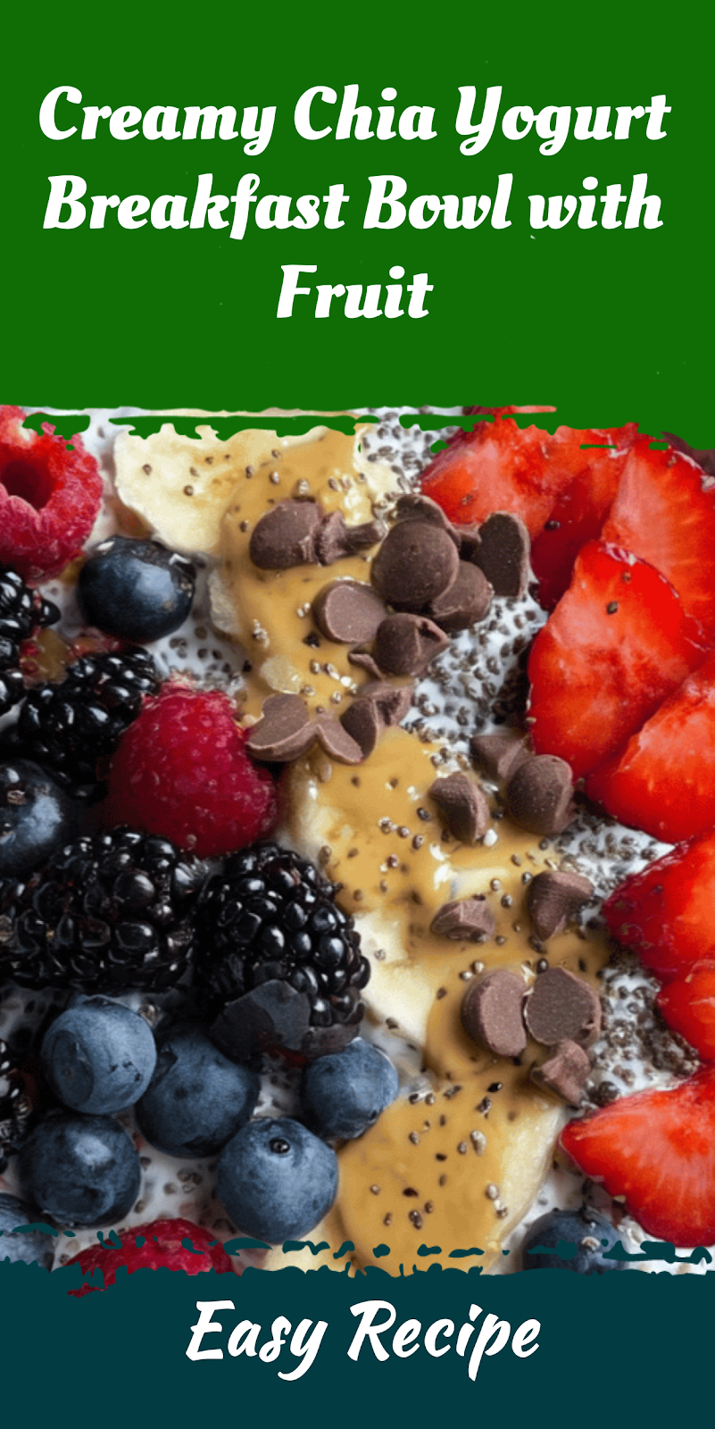 Creamy Chia Yogurt Breakfast Bowl with Fruit